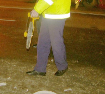 Accidentată pe trecerea de pietoni, de un şofer începător